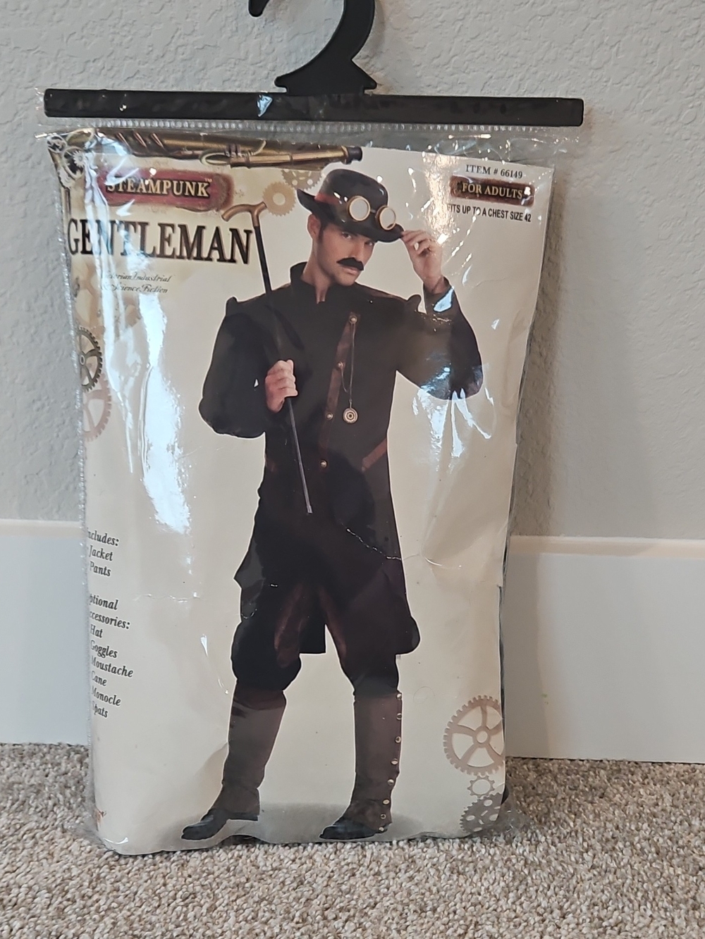 Steampunk Gentleman Costume - Black